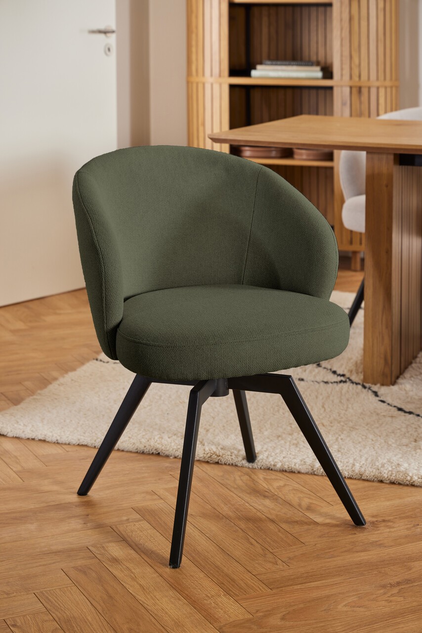 Furniture To Go Darlene Green Swivel Dining Chair with Armrest - image 5