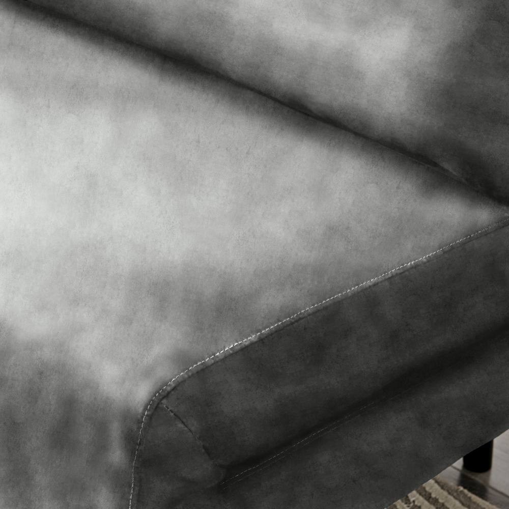 Furniturebox Billie Single Seater Grey Velvet Sofa Bed - image 4