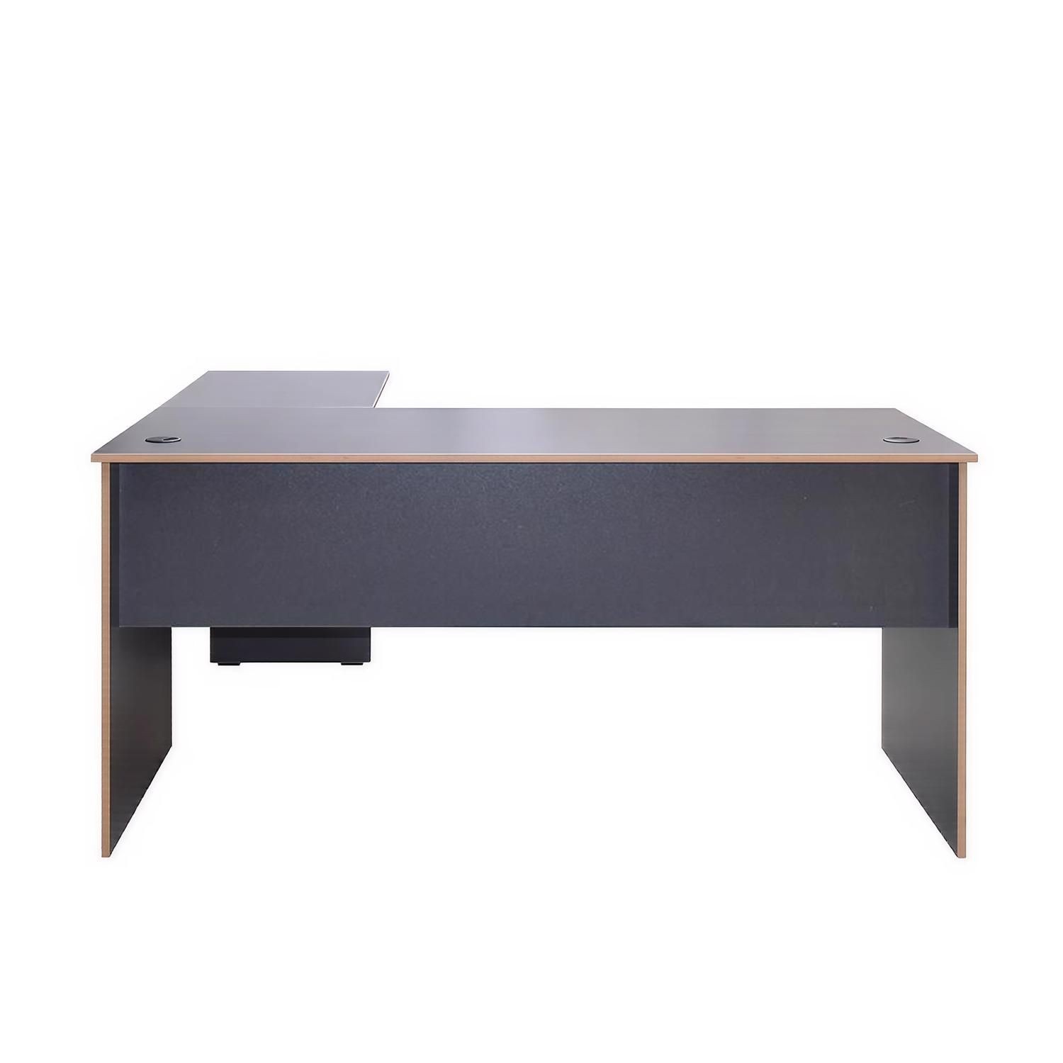 FWStyle Grey and Oak L-Shape Corner Study Desk - image 4