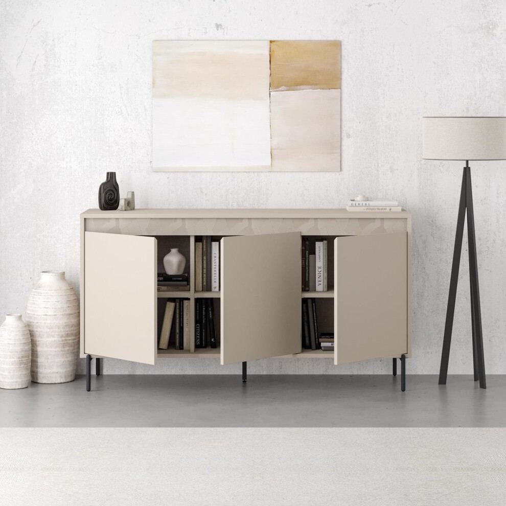 FWStyle Mott Sandstone 3 Door Sideboard - image 2