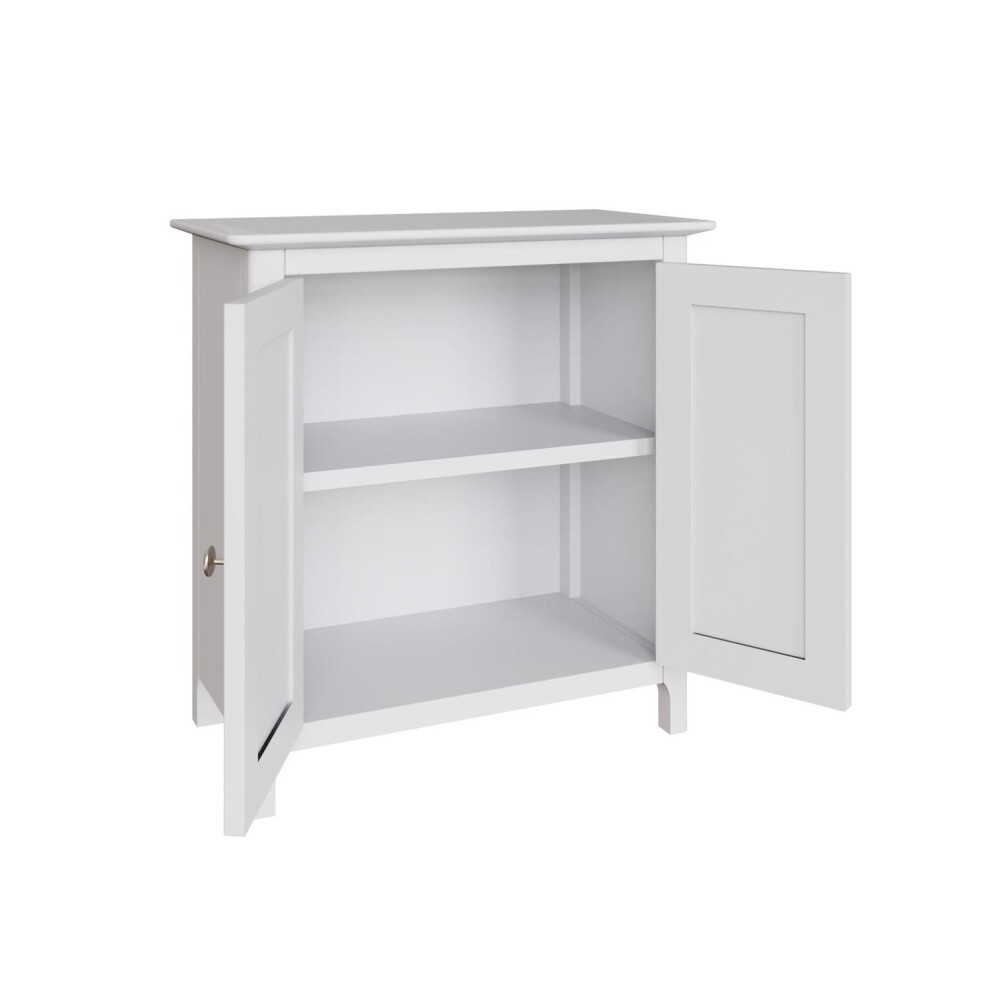 FWStyle Palma White 2 Door Ready Assembled Compact Sideboard - image 3