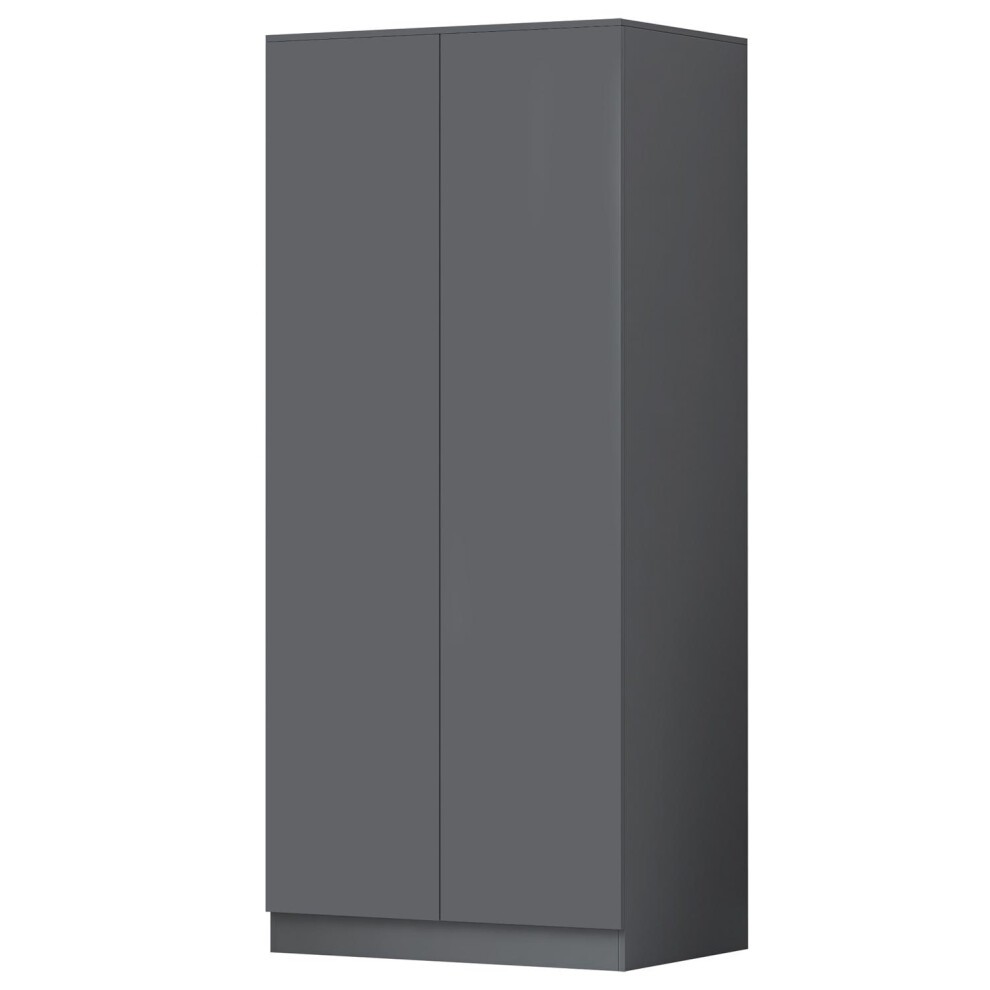 FWStyle Stora 2 Door Matt Grey Wardrobe - image 3