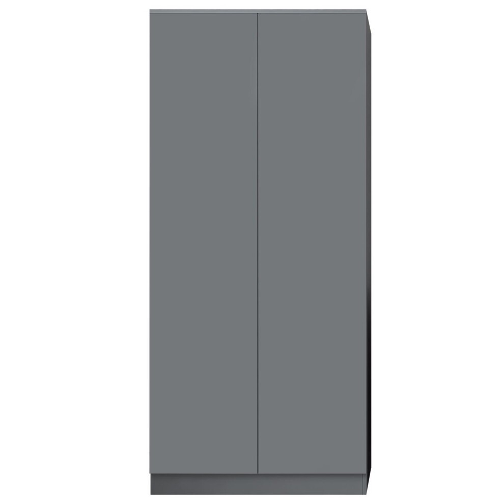 FWStyle Stora 2 Door Matt Grey Wardrobe - image 4