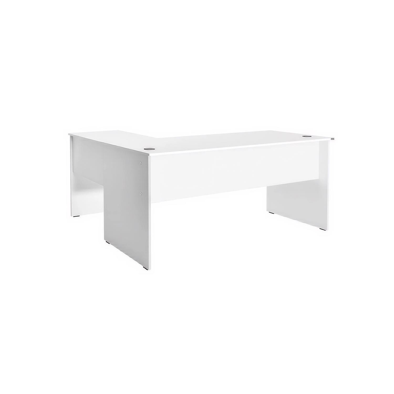 FWStyle White L-Shape Corner Study Desk - image 3