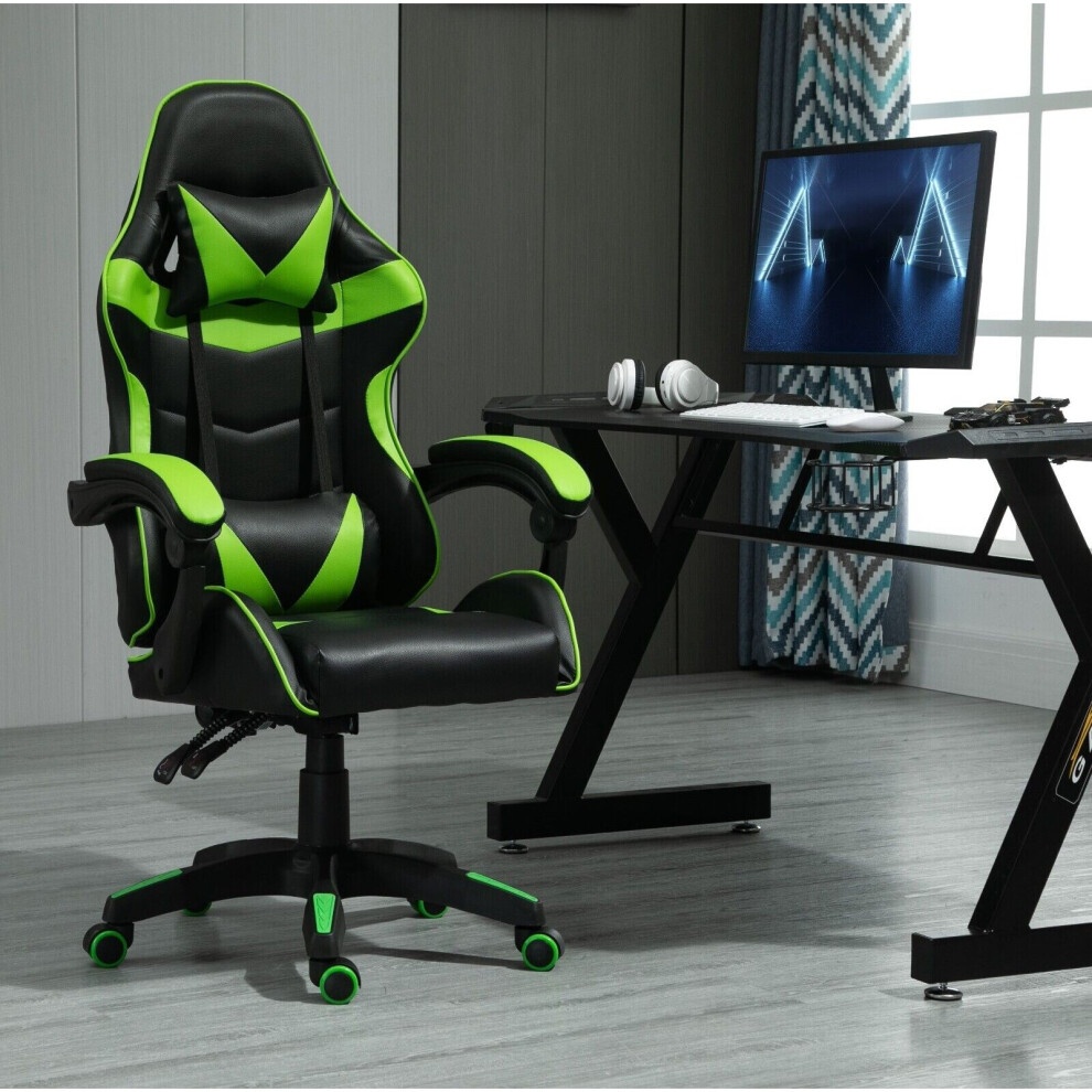 Green Adjustable Tilt and Swivel Gaming Chair - image 4