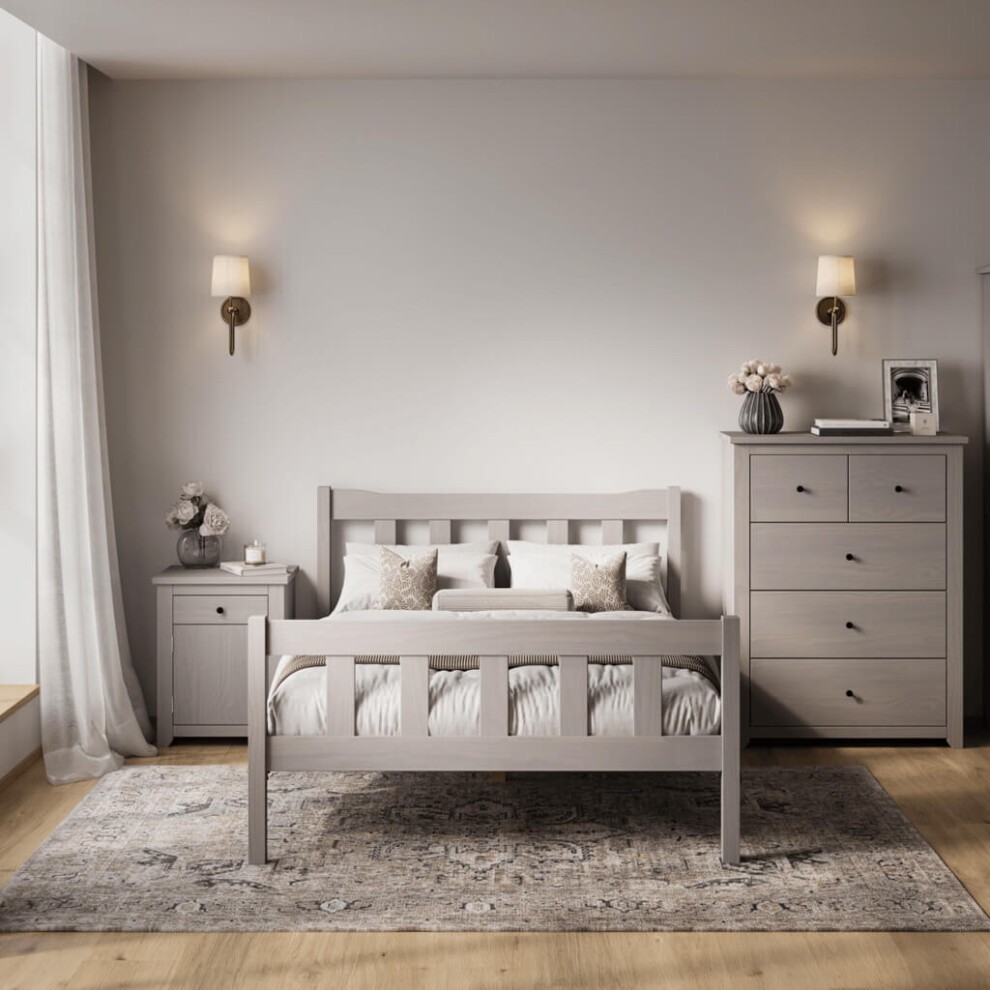 Havana Double Grey Bed Frame - image 4