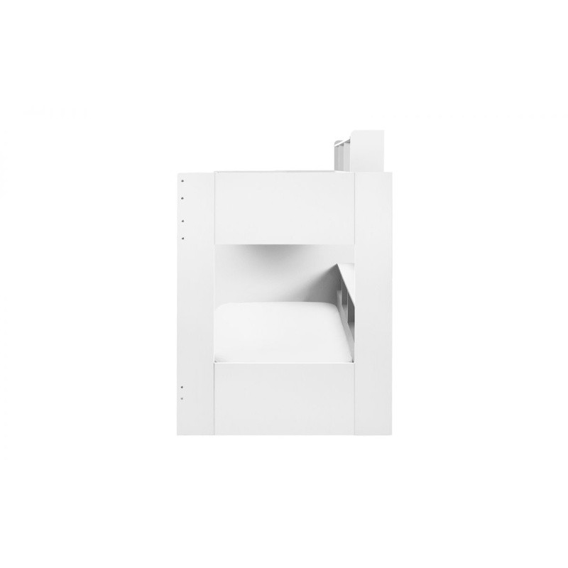 Julian Bowen Camelot All White Bunk Bed with Staircase - image 4
