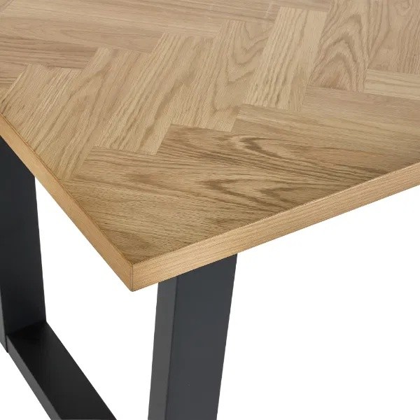 Julian Bowen Hilton 4 Seater Dining Table - image 4