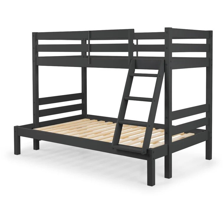 Julian Bowen Merlin Anthracite Sleeper Bunk Bed - image 2
