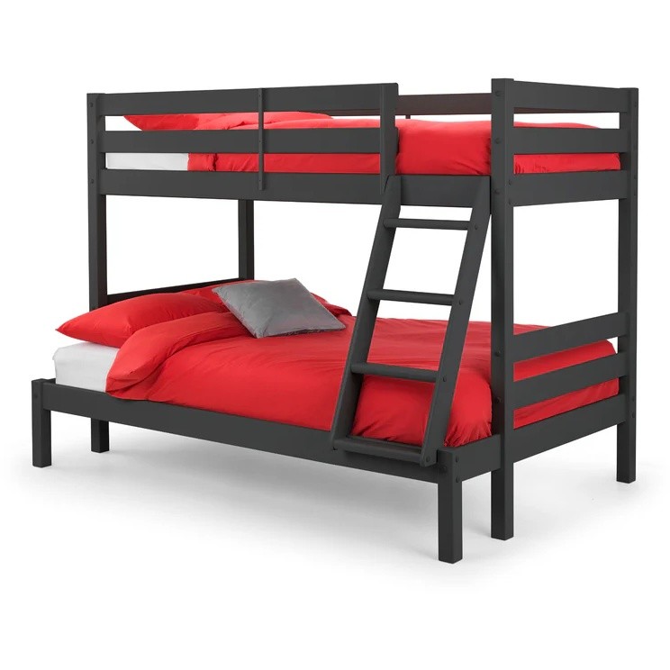 Julian Bowen Merlin Anthracite Sleeper Bunk Bed - image 4