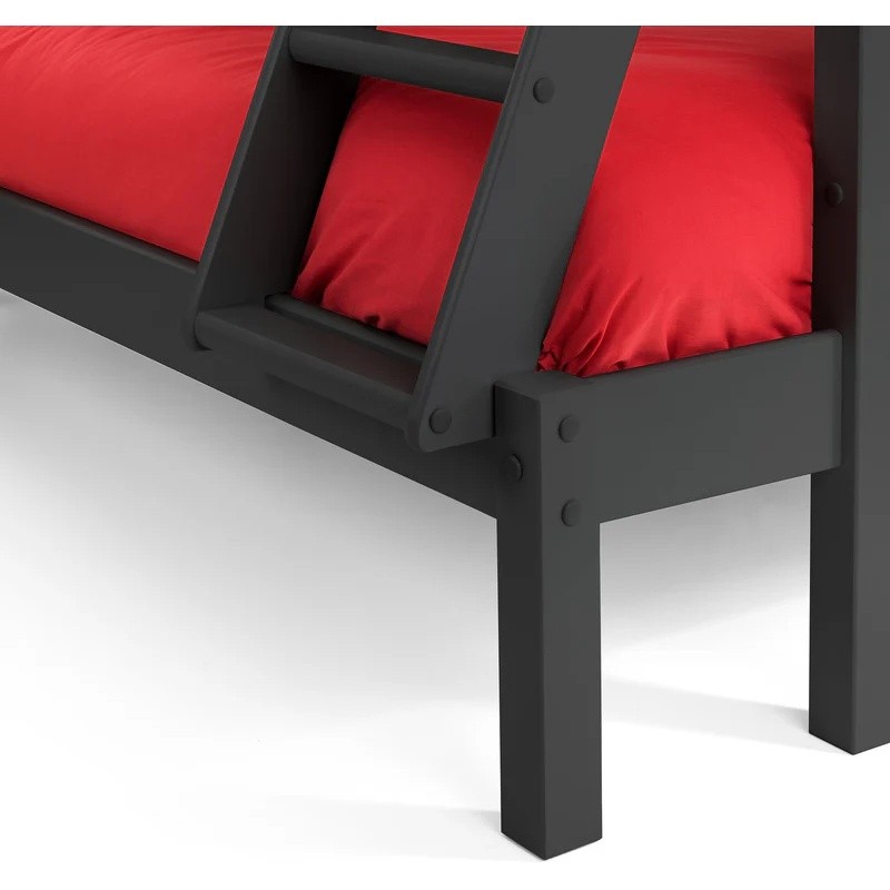 Julian Bowen Merlin Anthracite Sleeper Bunk Bed - image 5