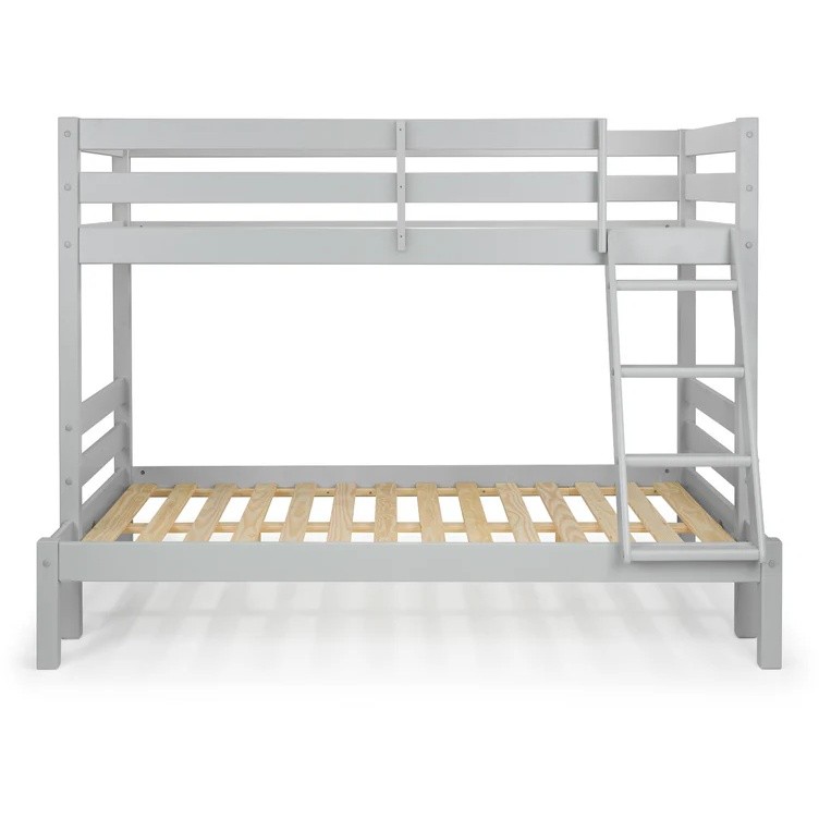 Julian Bowen Merlin Dove Grey Sleeper Bunk Bed - image 2