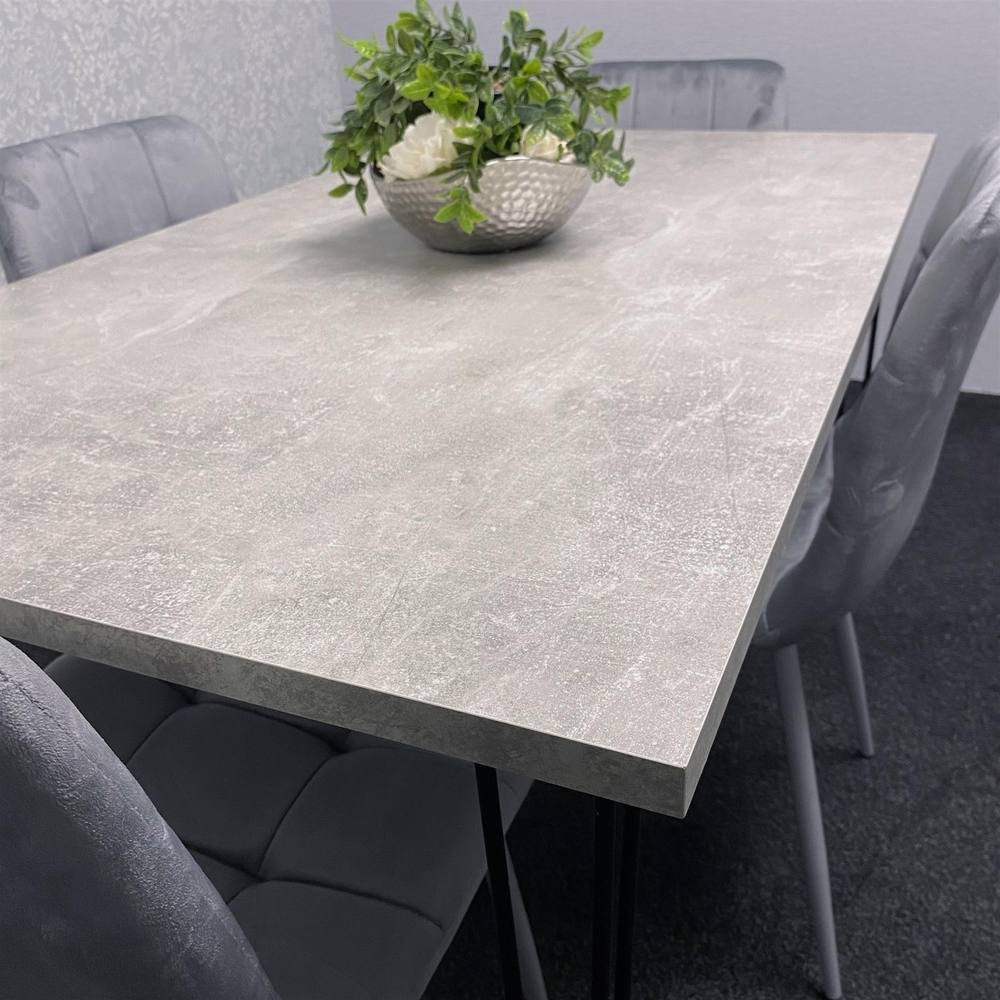 Kosy Koala 4 Seater Grey Dining Table Set - image 4