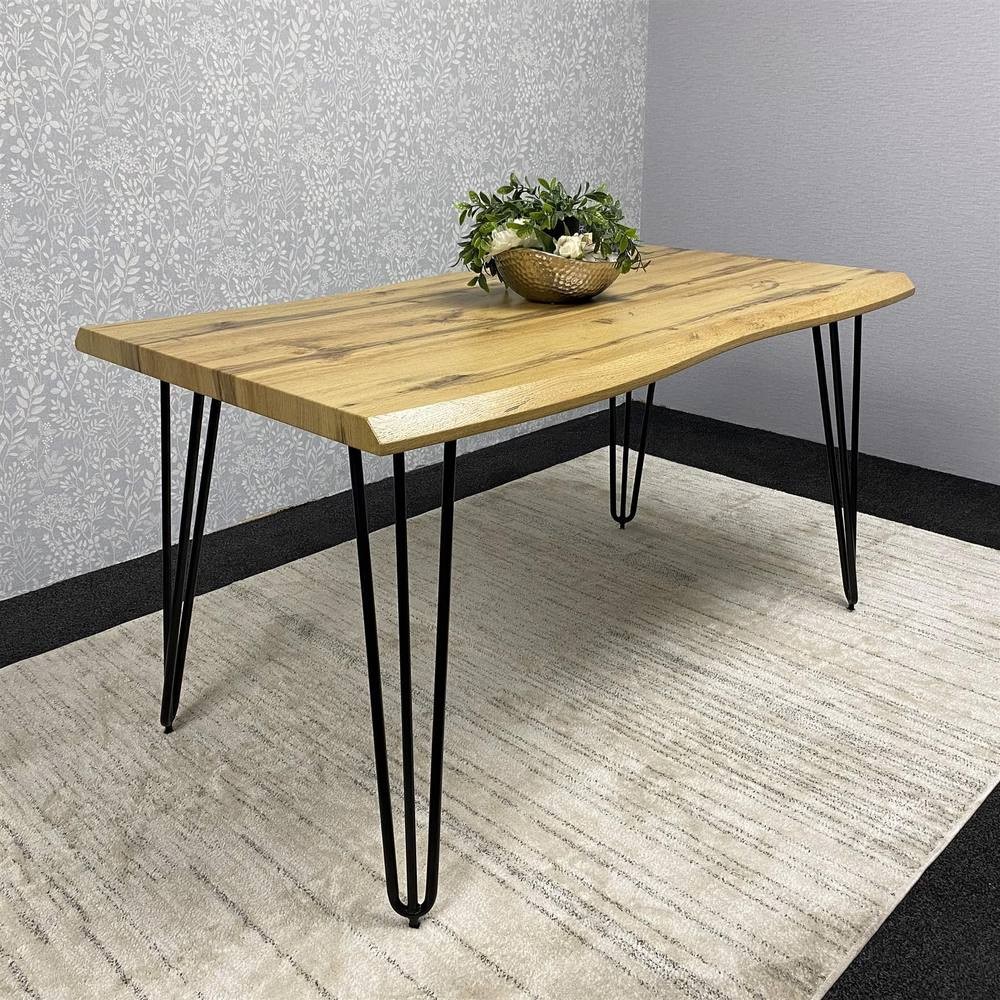 Kosy Koala 4 Seater Rustic Brown Dining Set White - image 2