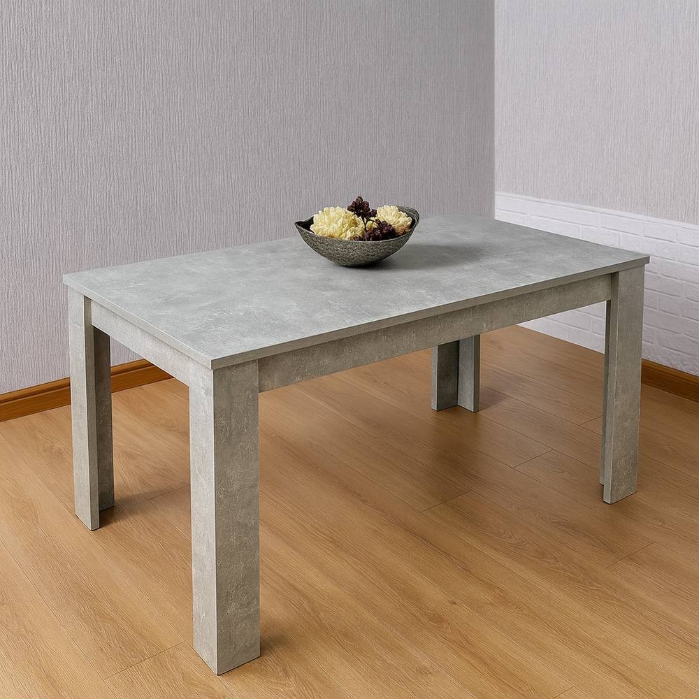 Kosy Koala 4 Seater Velvet Dining Bench Set Stone Grey Effect and Black - image 5