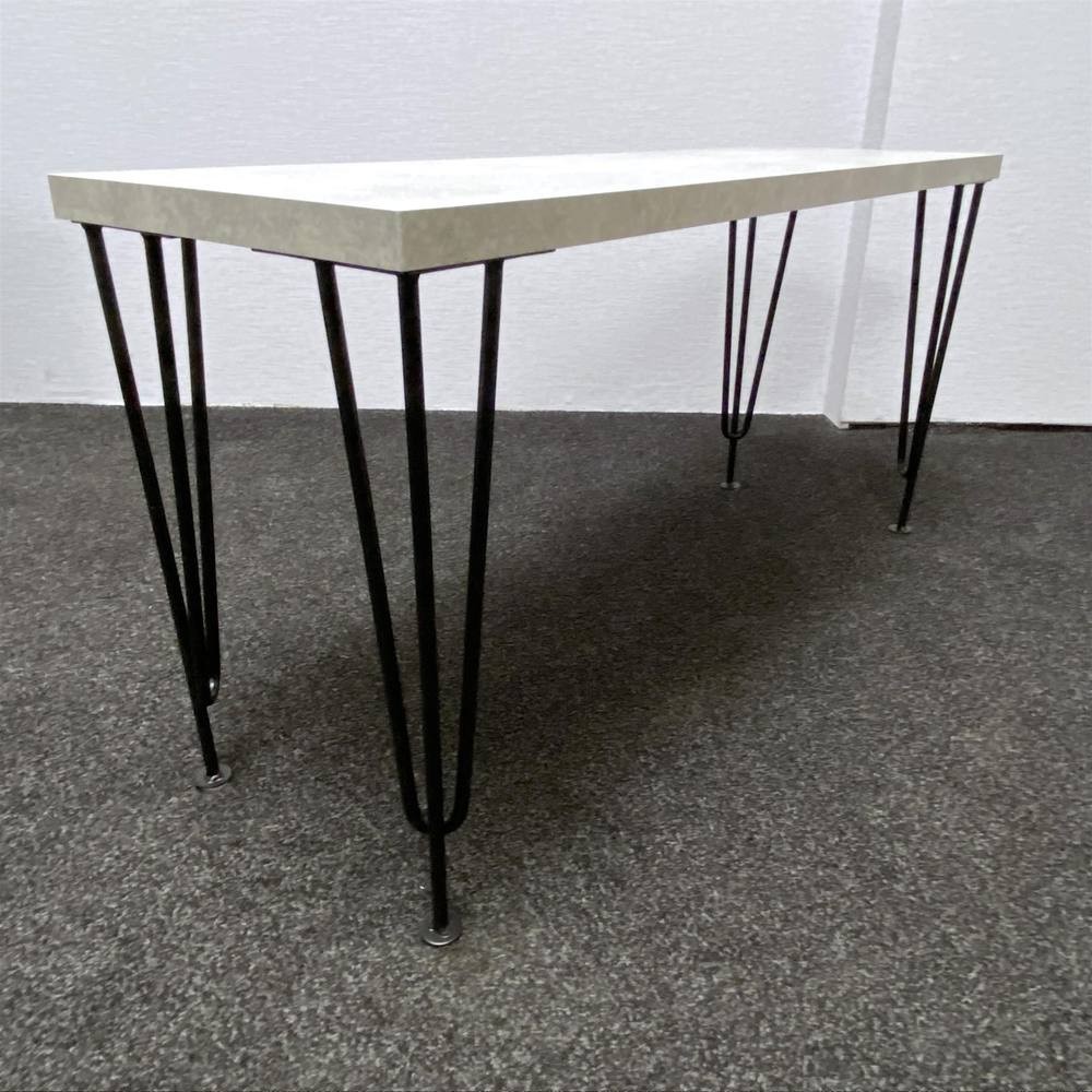 Kosy Koala 6 Seater Grey and Black Velvet Dining Table Set - image 3