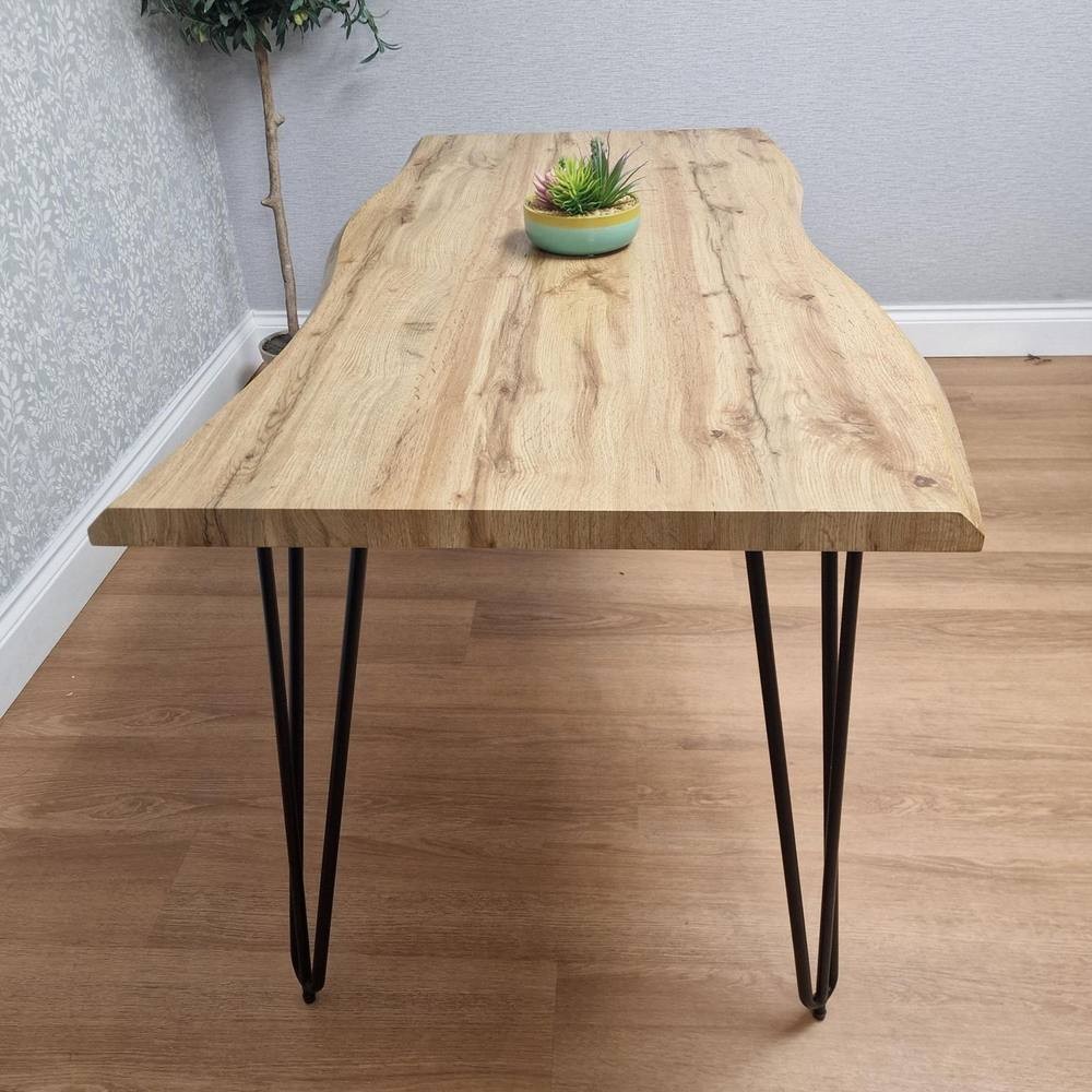 Kosy Koala 6 Seater Velvet Wooden Dining Set Black - image 3