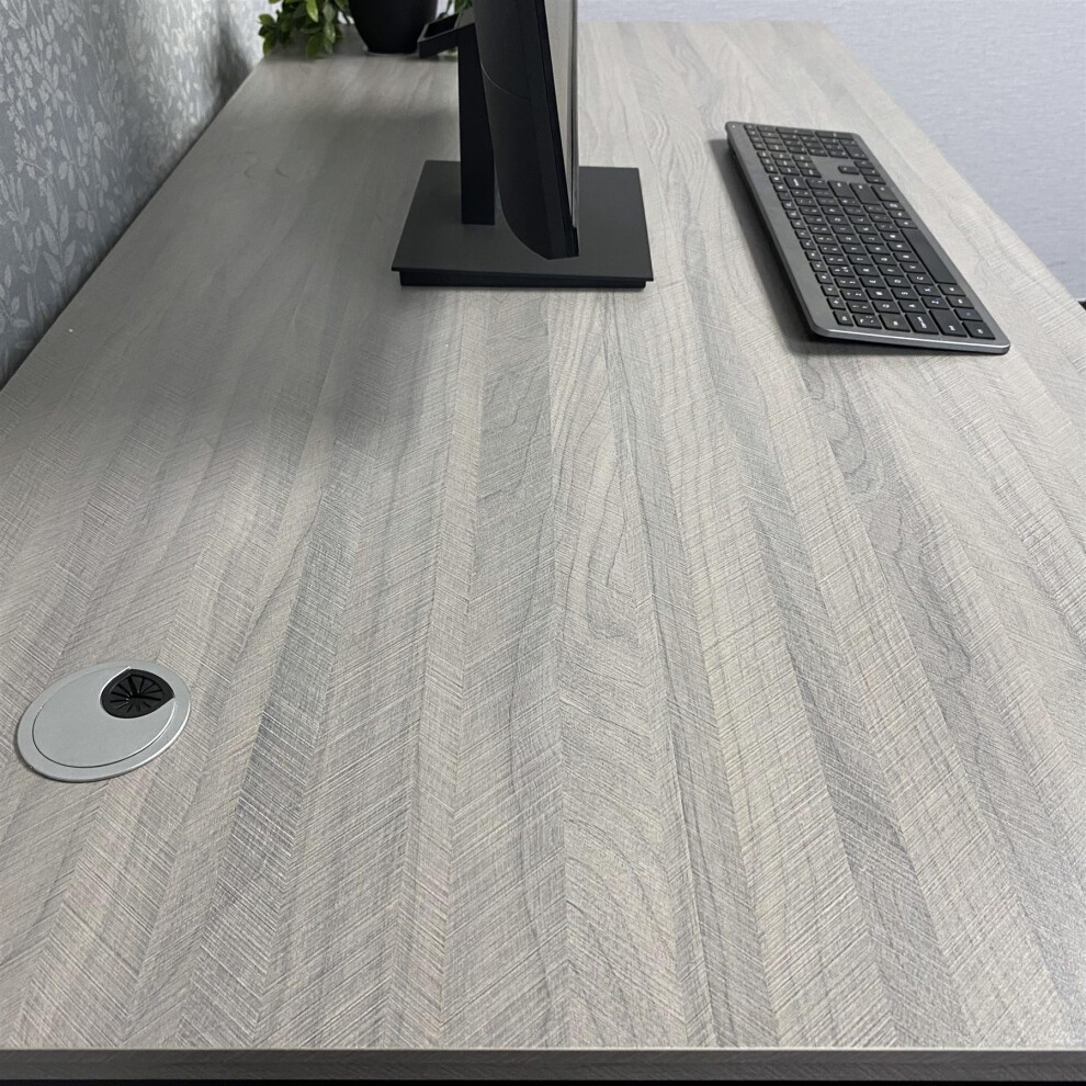 Kosy Koala Grey Wooden L Shaped Office Desk with Drawer Unit and Chair - image 4