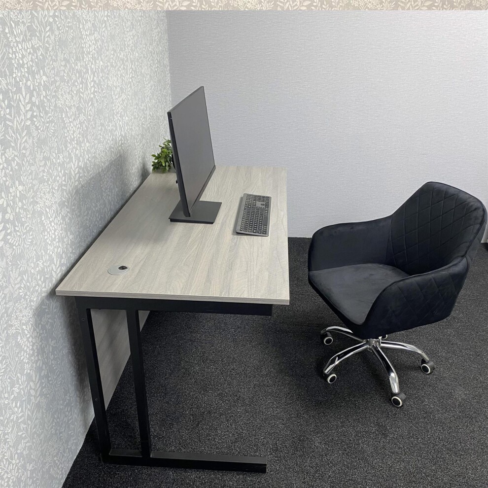 Kosy Koala Grey Wooden L Shaped Office Desk with Drawer Unit and Chair - image 5