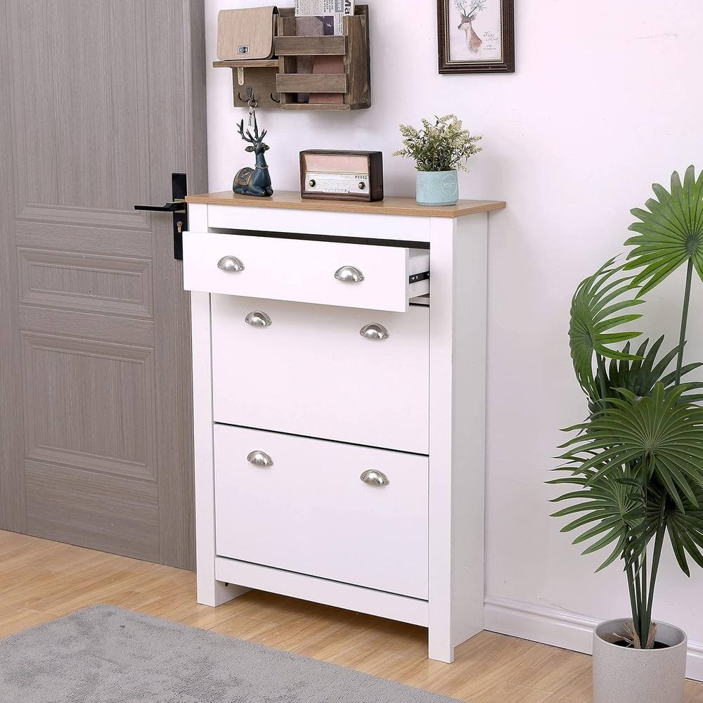 Kosy Koala White 3 Drawer Shoe Cabinet - image 3