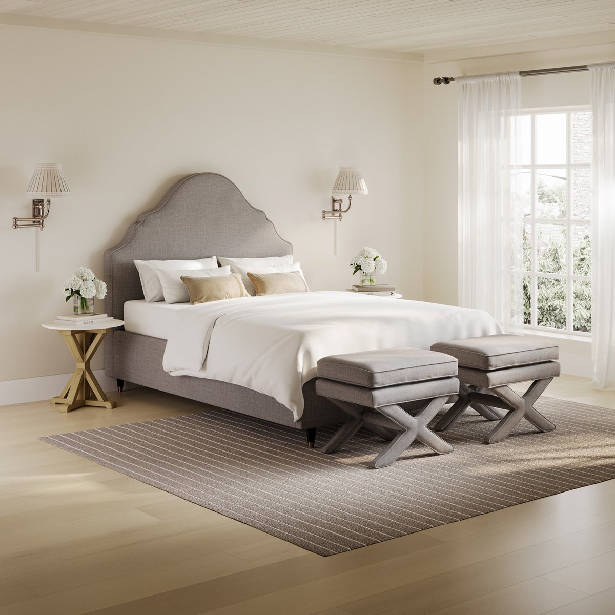 LPD Quince Fabric Bed Frame, Double - image 2