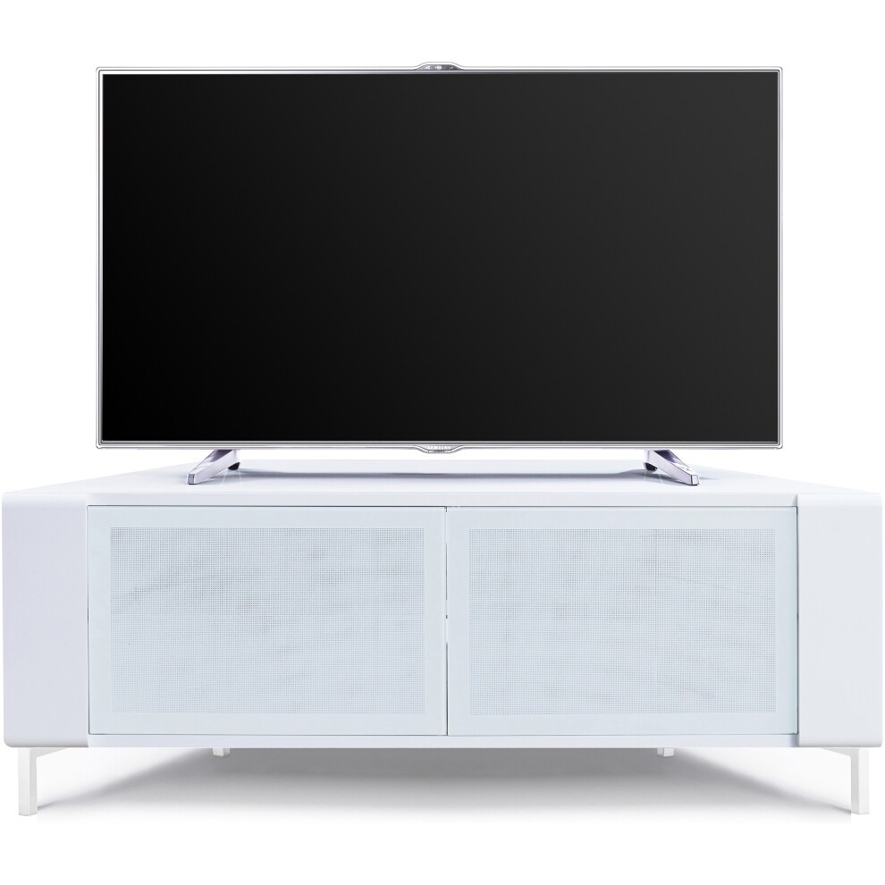 MDA Designs Corvus 2 Door Black and Oak TV Unit - image 3