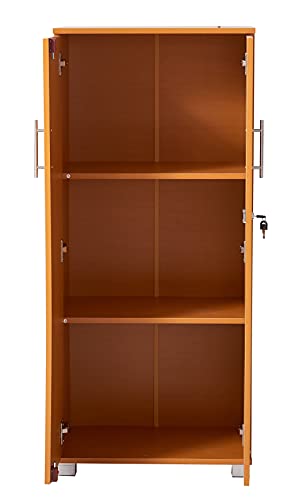 MMT Furniture Designs 2 Door Beech Lockable Tall Filing Cabinet - image 5