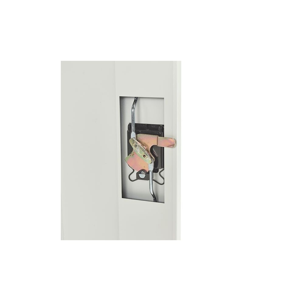 MMT Furniture Designs 2 Door Grey Metal Filing Lockable Filing Cabinet - image 4