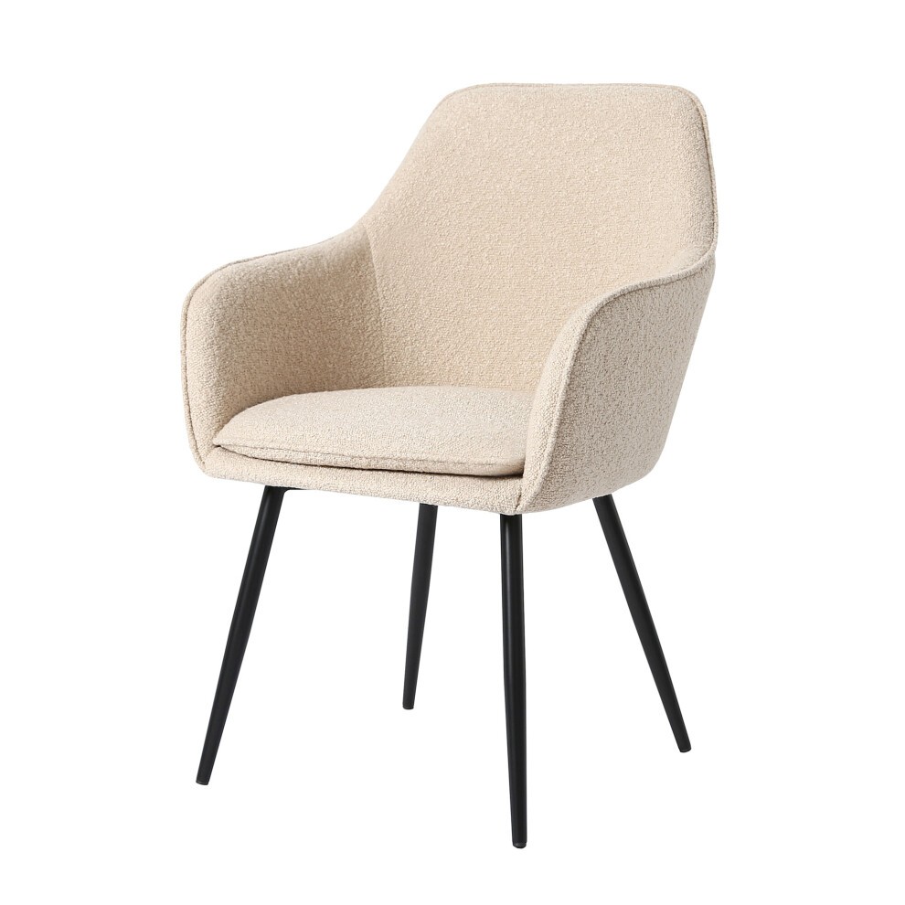 Muse Beige Boucle Accent Chair - image 3