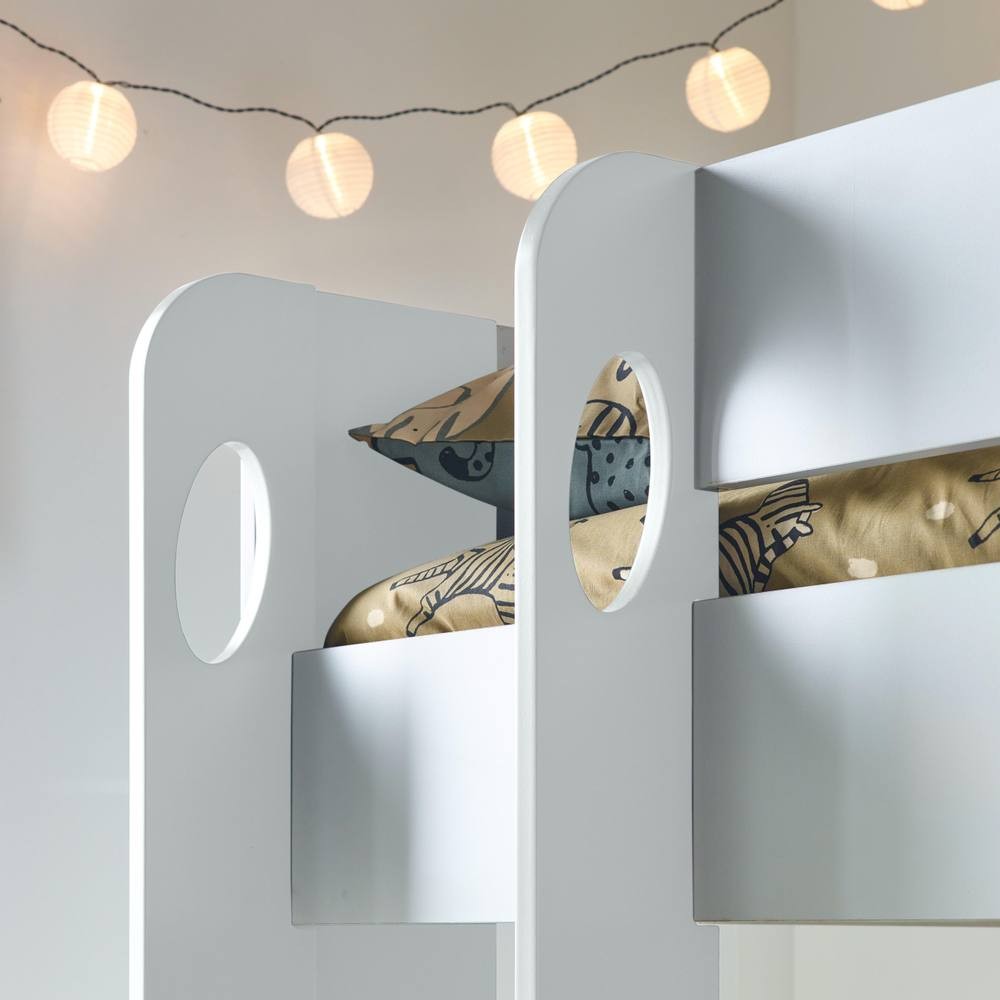 Oliver White Single Drawer Storage Bunk Bed with Pocket Mattresses - image 3