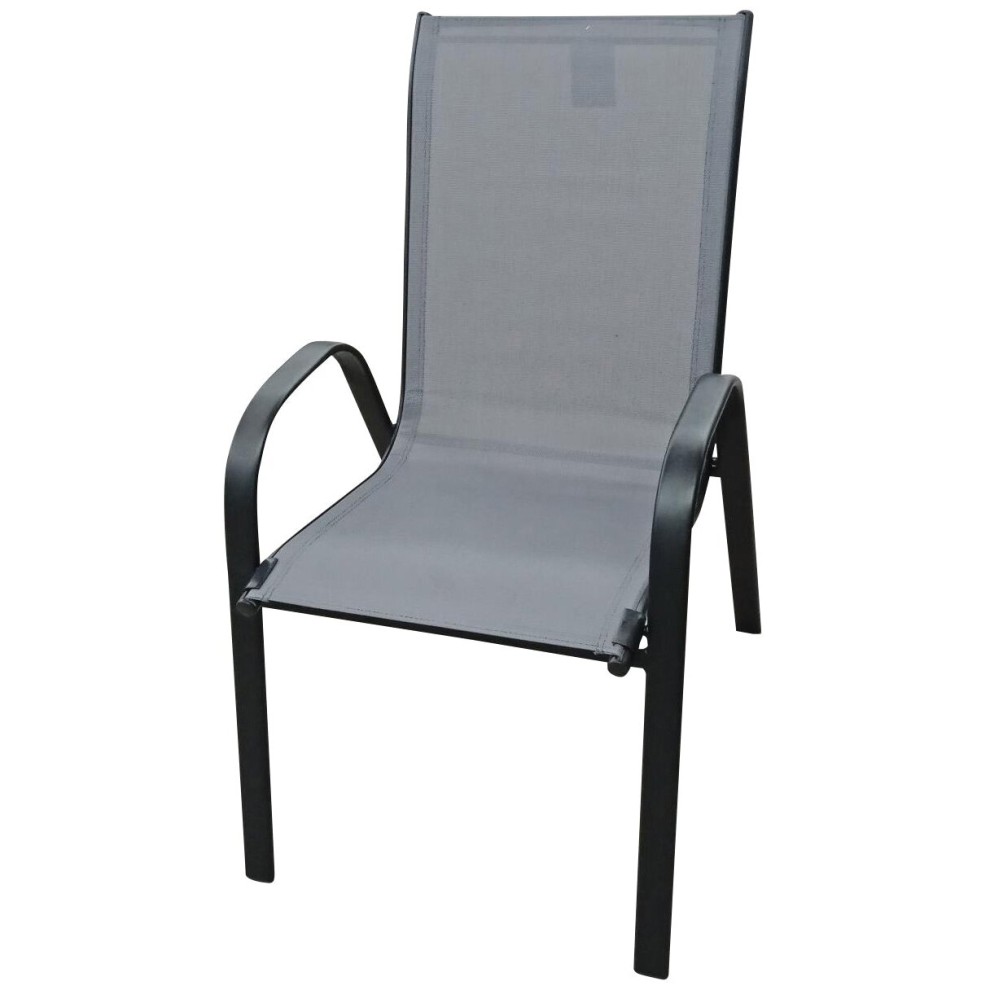 Outdoor Living Set of 4 Stacking Garden Dining Chairs - image 2