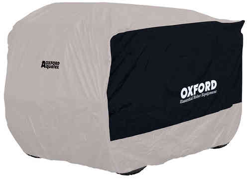 Waterproof Oxford Aquatex ATV cover in black and grey, featuring a snug fit and durable material, designed for size small vehicles.
