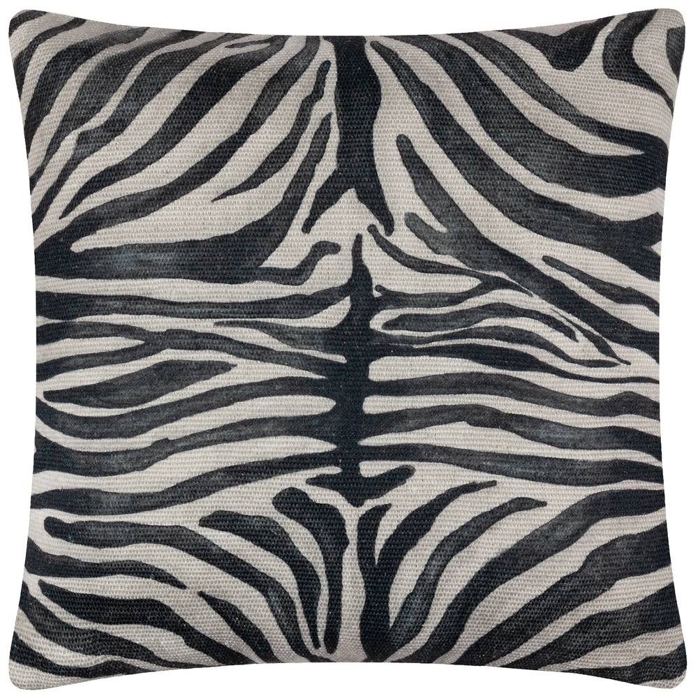 Paoletti Leopardis Multicolour Zebra Woven Polyester Filled Outdoor Cushion 59 x 59cm - image 2