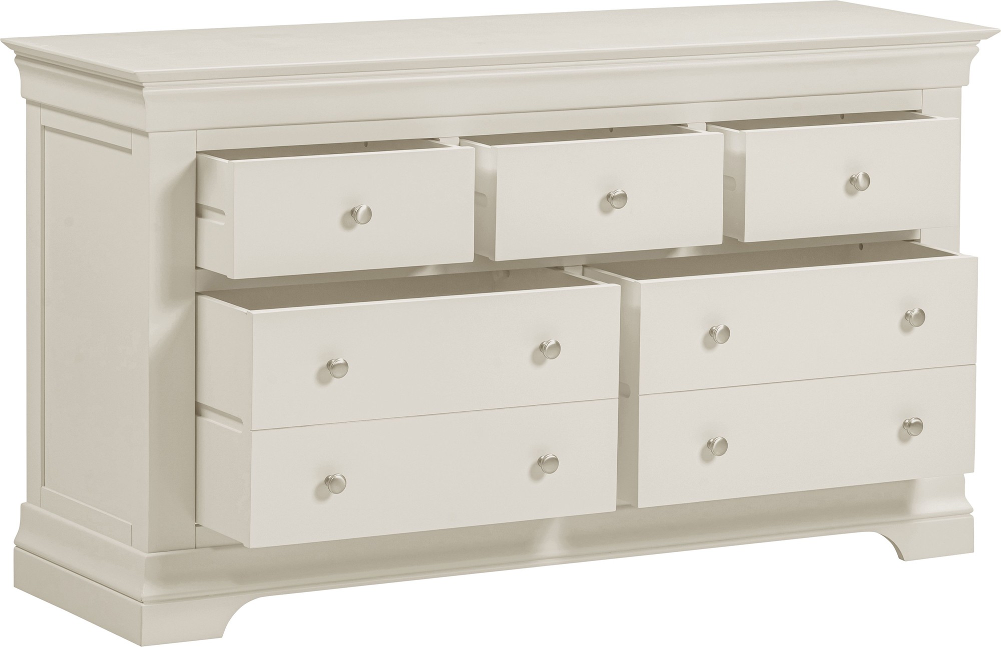 Seconique Bordeaux 5 Drawer Ivory Storage Chest - image 3