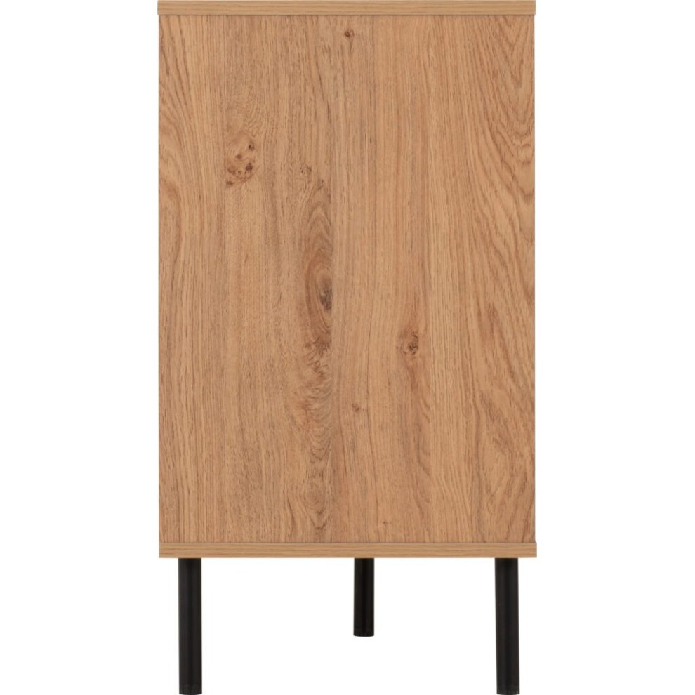 Seconique Leon 2 Door 3 Drawer Medium Oak Effect Sideboard - image 3