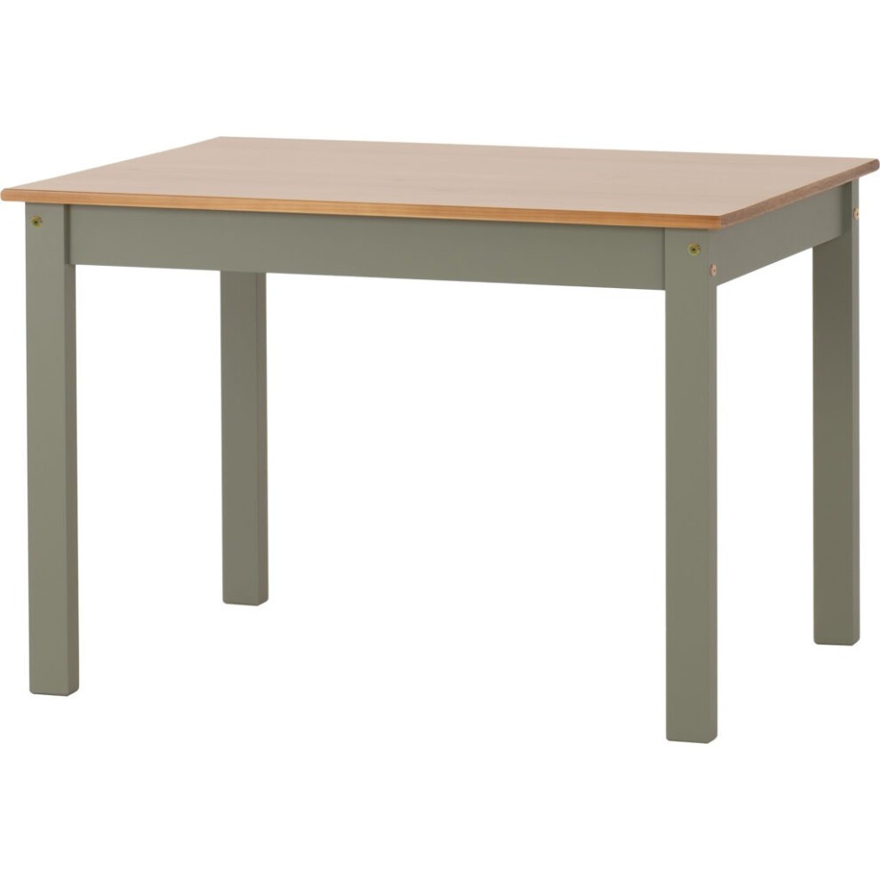 Seconique Ludlow Oak Effect 4 Seater Dining Table Set Green - image 4
