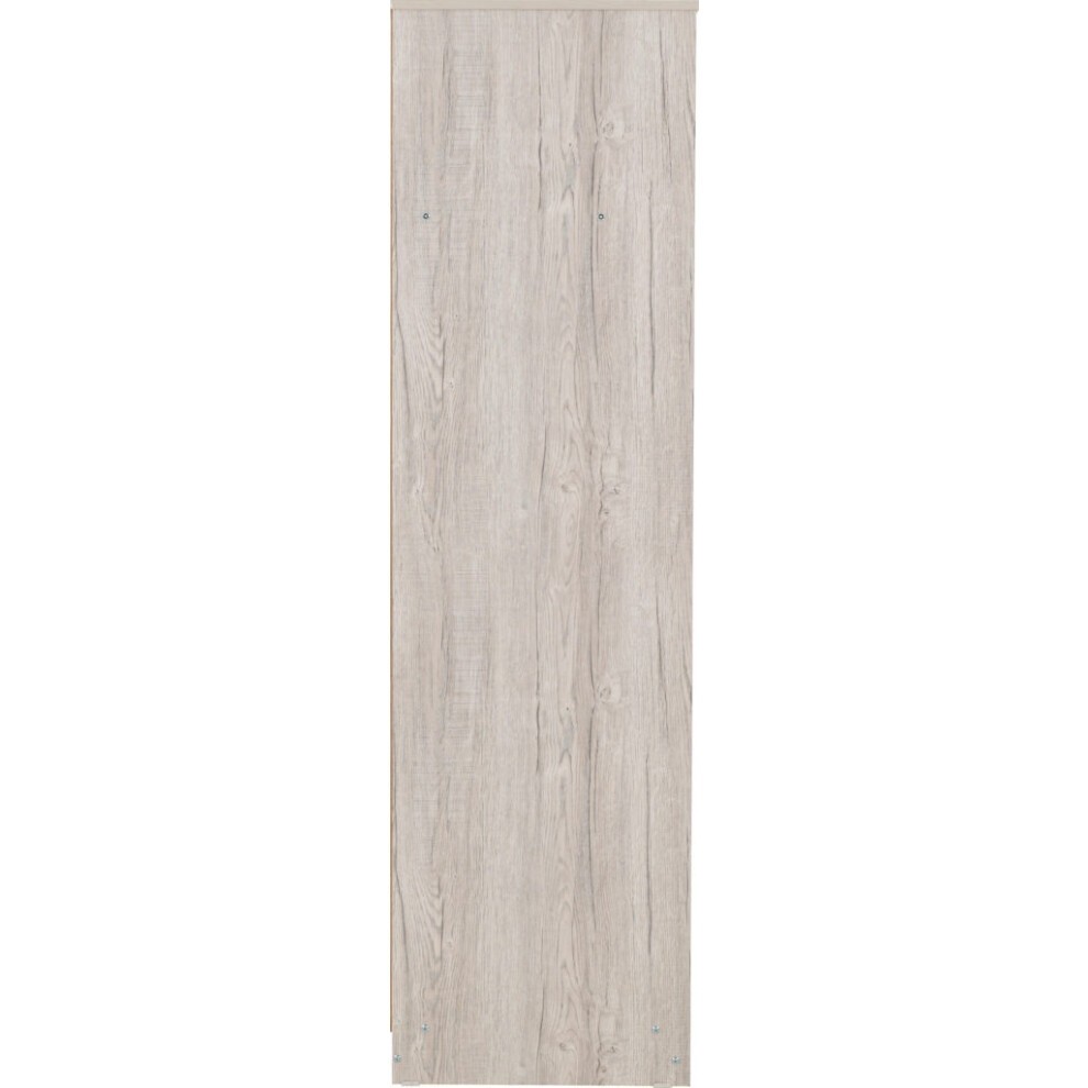 Seconique Malvern Single Door Urban Snow Wardrobe - image 3