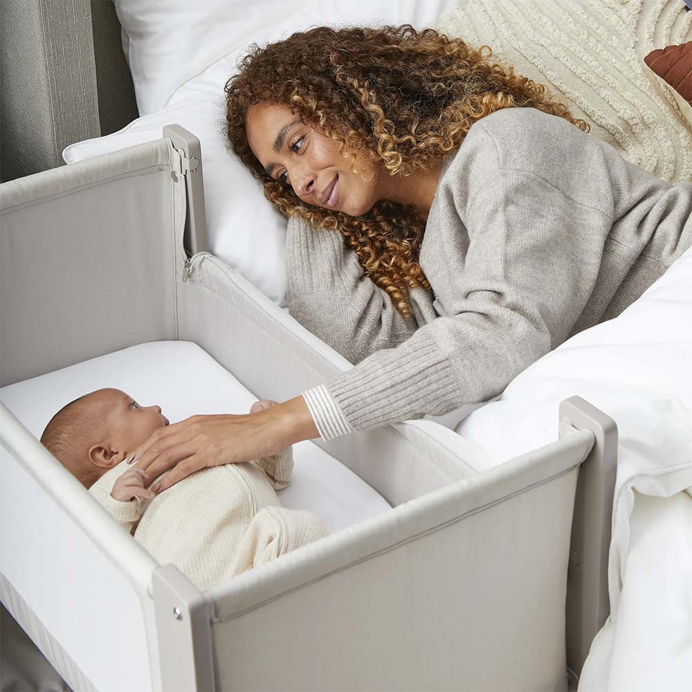 Shnuggle Air Lite Bedside Crib- Taupe - image 4
