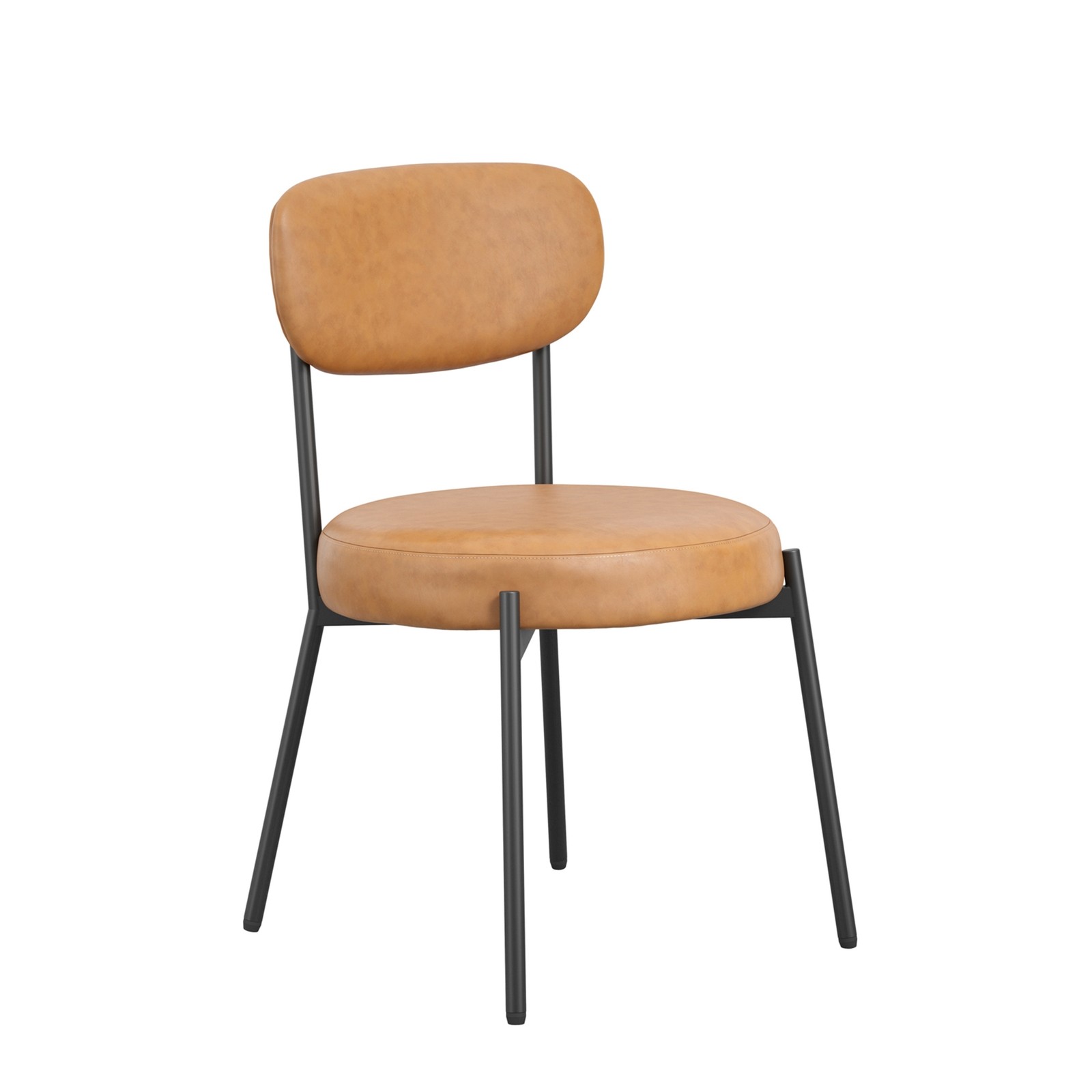 Smith Set of 2 Caramel Dining Chair - image 3