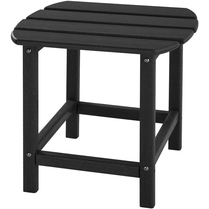 tectake Kamala Black Wood Look Side Table - image 2