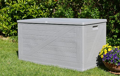 Toomax Grey Wood Effect Cushion Box 420L - image 4