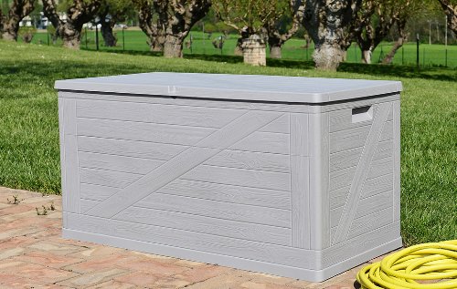 Toomax Grey Wood Effect Cushion Box 420L - image 5