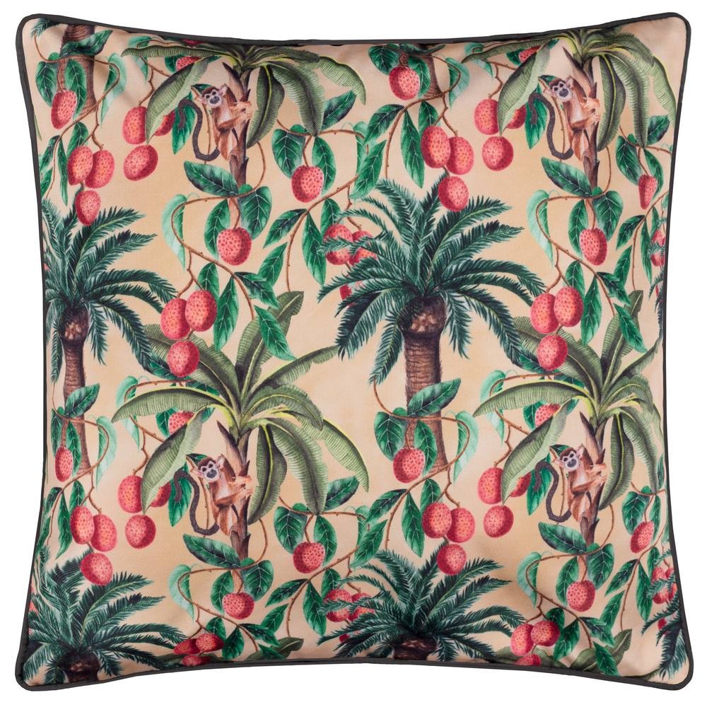 Wylder Monkey Palm Monkeys Cream Reversible Cushion 45 x 45cm - image 2