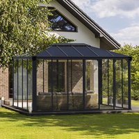 10' x 15' Palram Canopia Ledro 4300 Enclosed Gazebo (2.96m x 4.3m) - image 2