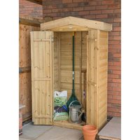 Forest Garden 3'7 x 1'8 Tall Apex Wooden Garden Storage - image 2