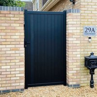 Devon Premium Metal Side Gate - Black - image 2