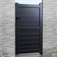 Exeter Premium Metal Side Gate - Black - image 2