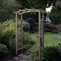 Forest Classic Dome Top Wooden Garden Pergola Arch 4'5 x 2'4 - image 2