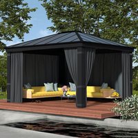 Palram Canopia Gazebo Curtains Set for Dallas 4900 Garden Gazebo - image 2