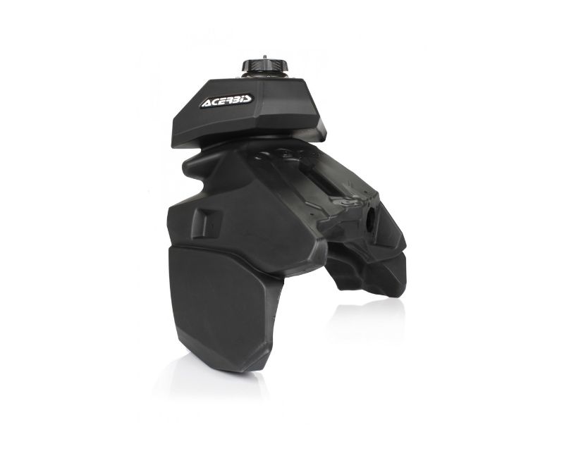 Black Acerbis complete fuel tank for Husqvarna FE 250/350/450 & TE 250/300I, 15L capacity, featuring a sleek design and durable material, with a prominent Acerbis logo on top.